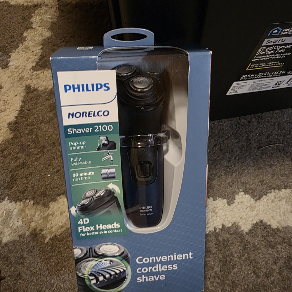 Philips Norelco Shaver 2100 - Blue and Black Electric Razor